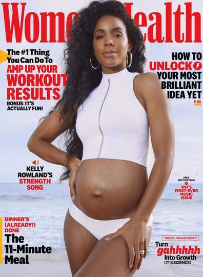 KELLY ROWLANDS ON THE COVER OF WOMEN'S HEALTH