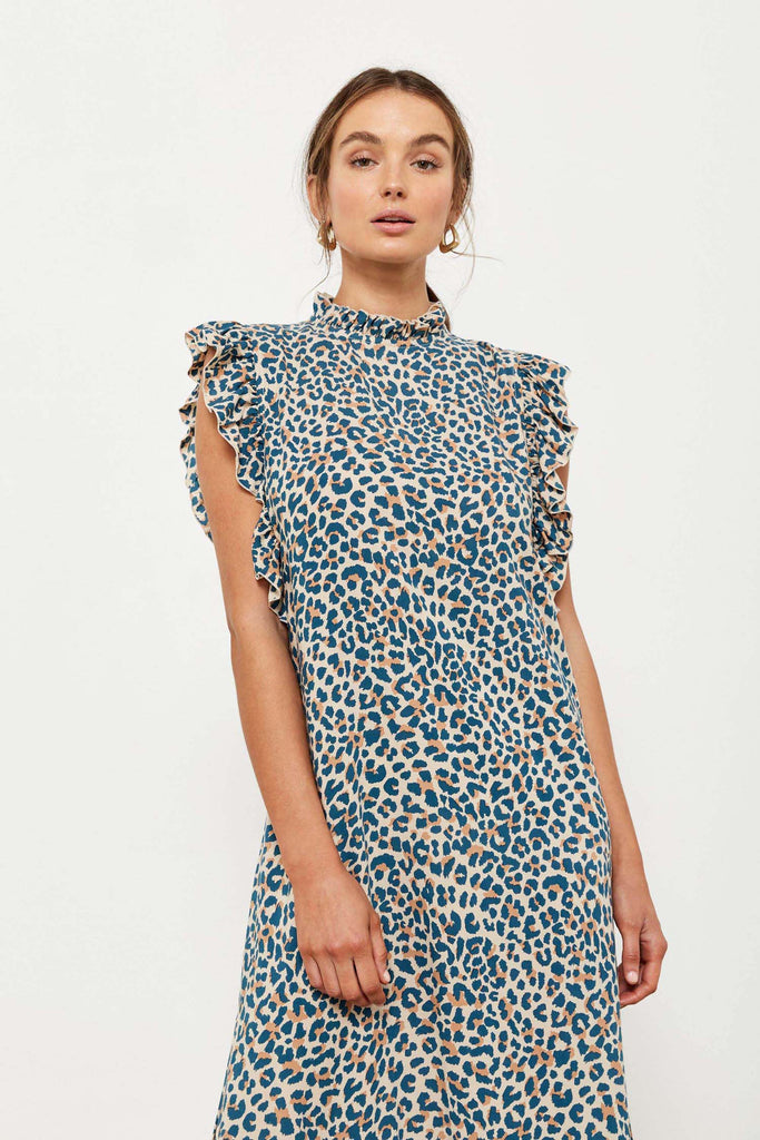 Makaha Dress - French Leopard